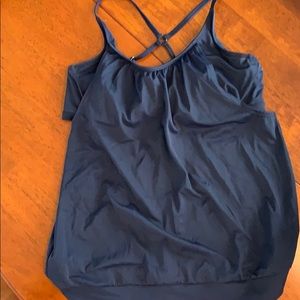 Athleta blousy tankini top